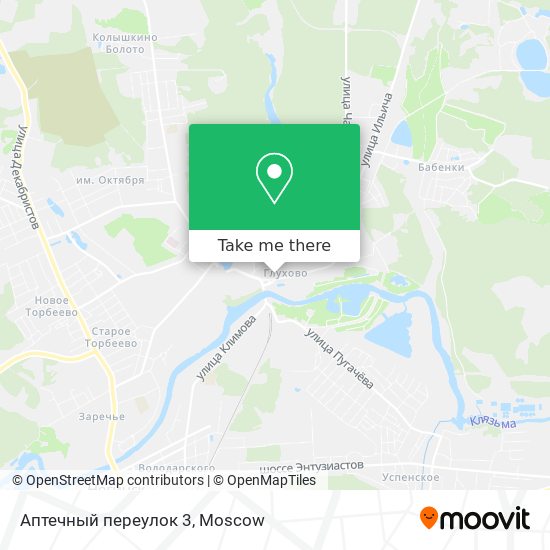 Аптечный переулок 3 map