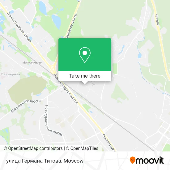 улица Германа Титова map