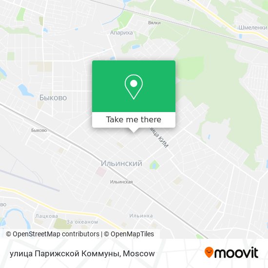 улица Парижской Коммуны map