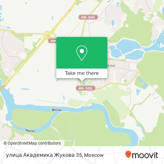 улица Академика Жукова 35 map