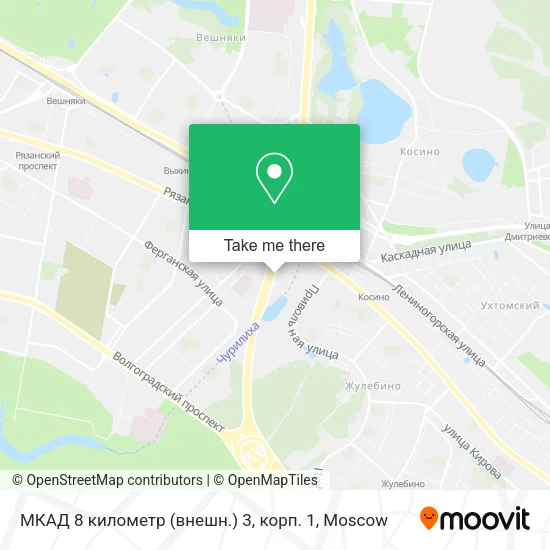 МКАД 8 километр (внешн.) 3, корп. 1 map