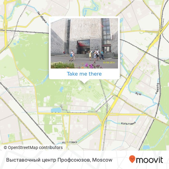 Выставочный центр Профсоюзов map