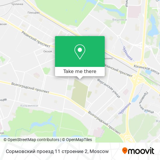 Сормовский проезд 11 строение 2 map