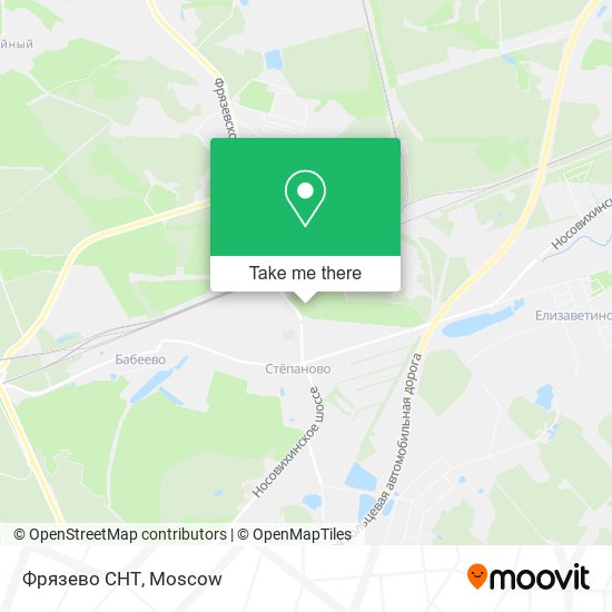 Фрязево СНТ map