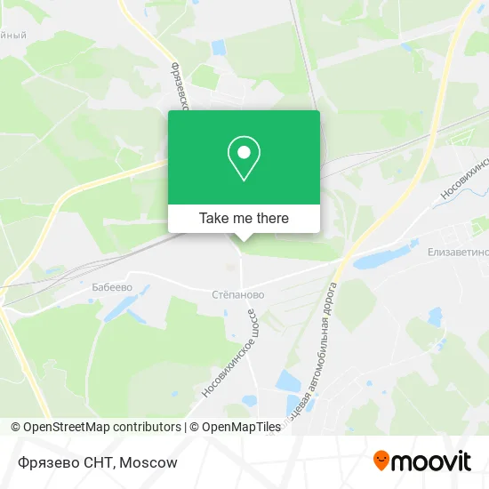 Фрязево СНТ map