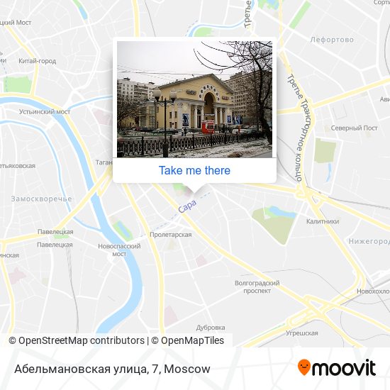 Абельмановская улица, 7 map