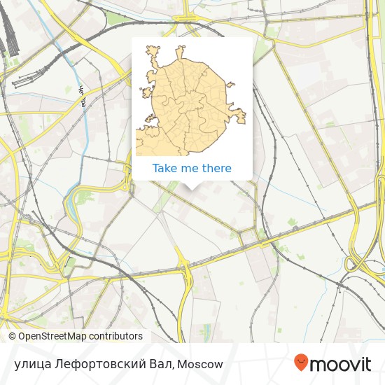 улица Лефортовский Вал map