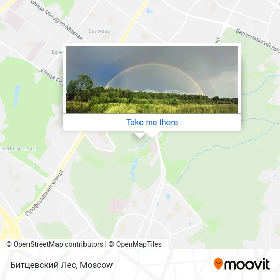 Битцевский Лес map