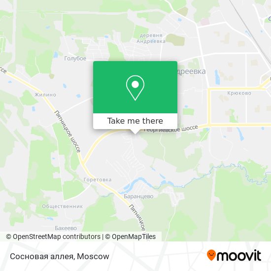 Сосновая аллея map