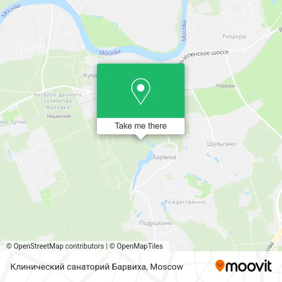 Клинический санаторий Барвиха map