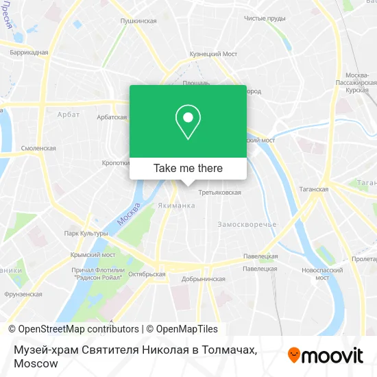 Музей-храм Святителя Николая в Толмачах map