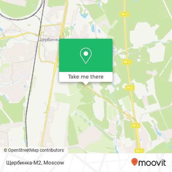 Щербинка-М2 map