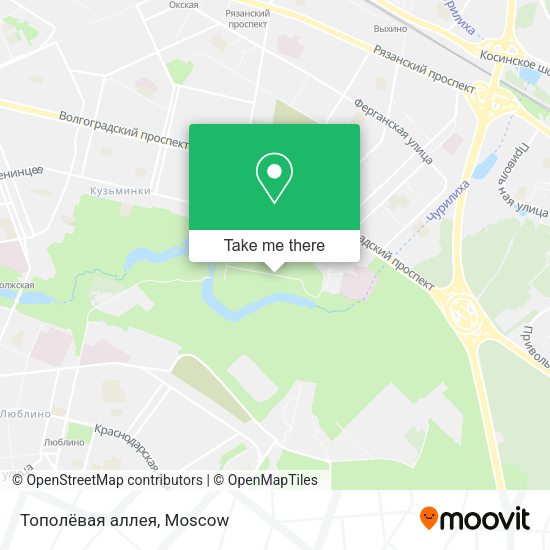 Тополёвая аллея map