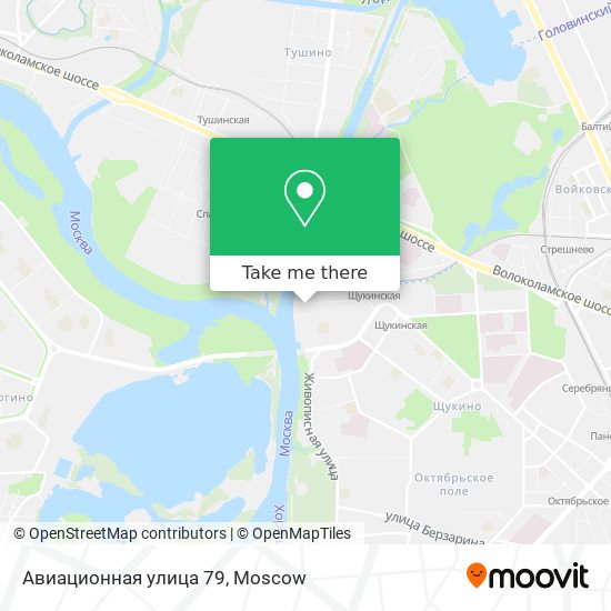 Авиационная улица 79 map
