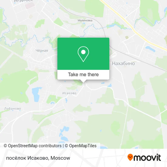 посёлок Исаково map