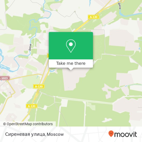 Сиреневая улица map