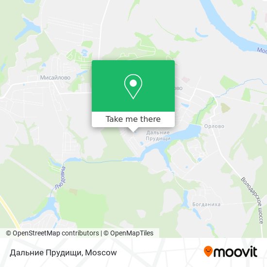 Дальние Прудищи map