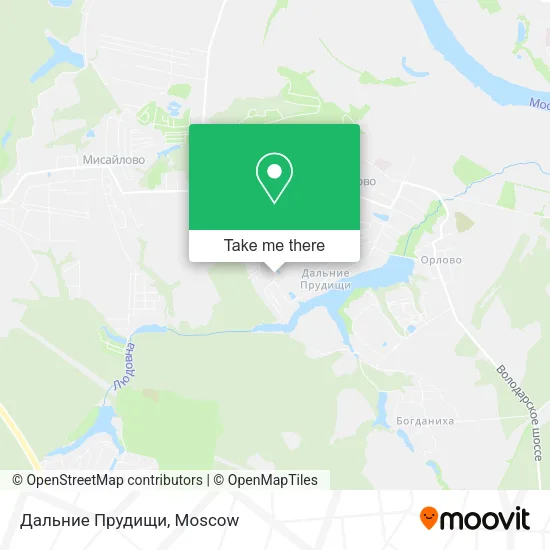 Дальние Прудищи map