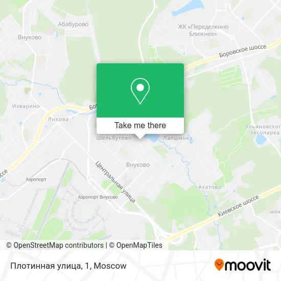 Плотинная улица, 1 map