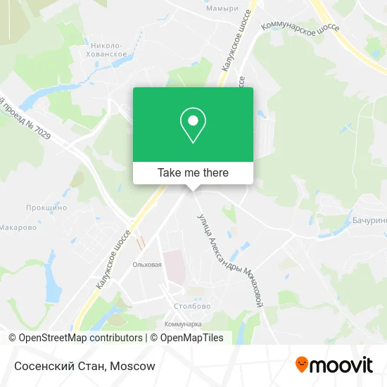 Сосенский Стан map