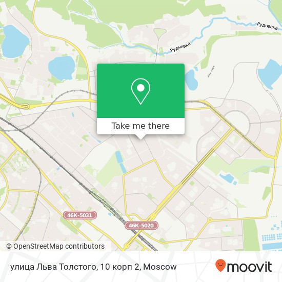 улица Льва Толстого, 10 корп 2 map