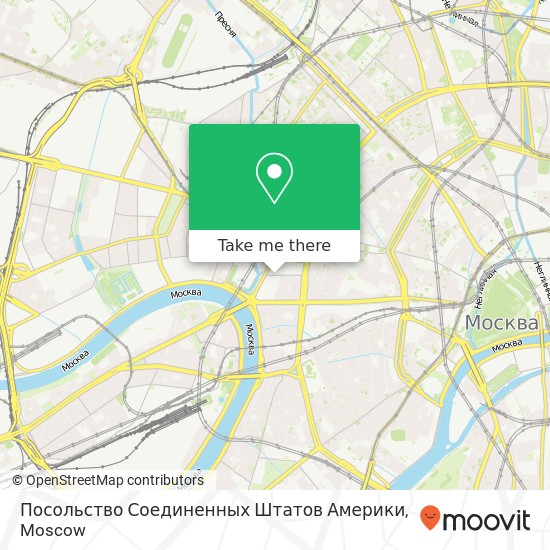 Посольство Соединенных Штатов Америки map