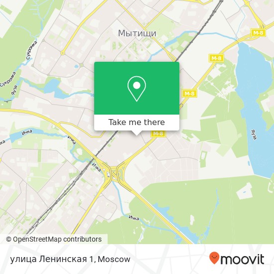 улица Ленинская 1 map