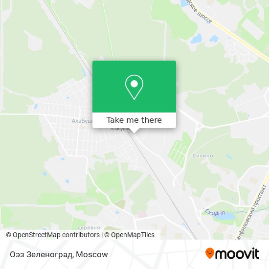 Оэз Зеленоград map