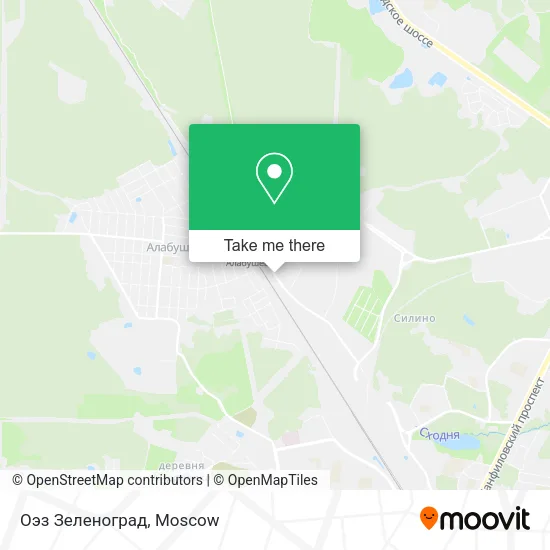 Оэз Зеленоград map