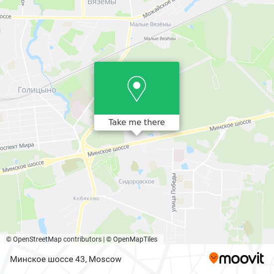 Минское шоссе 43 map