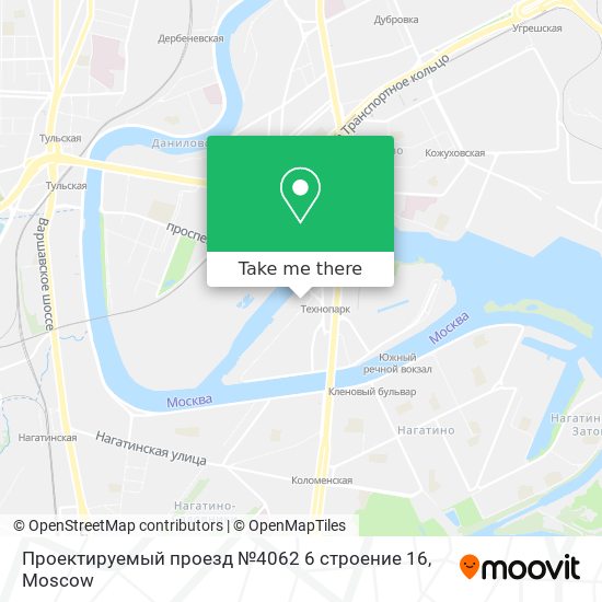 Проектируемый проезд №4062 6 строение 16 map