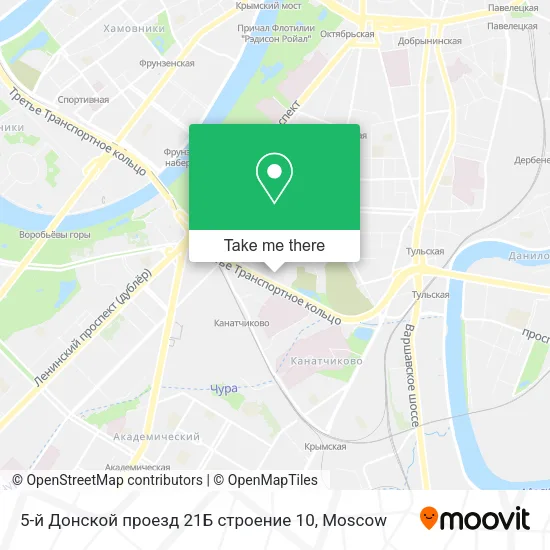 5-й Донской проезд 21Б строение 10 map