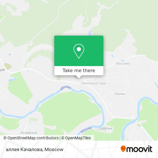 аллея Качалова map