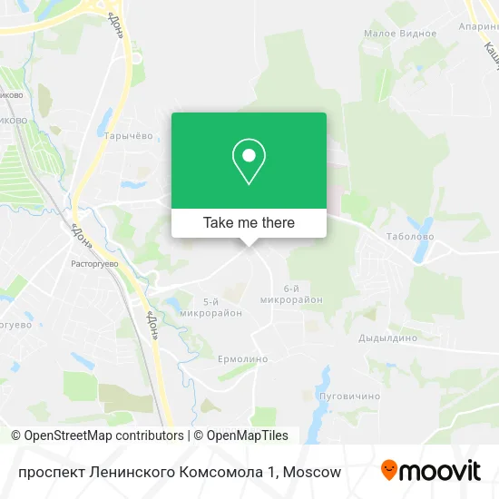 проспект Ленинского Комсомола 1 map