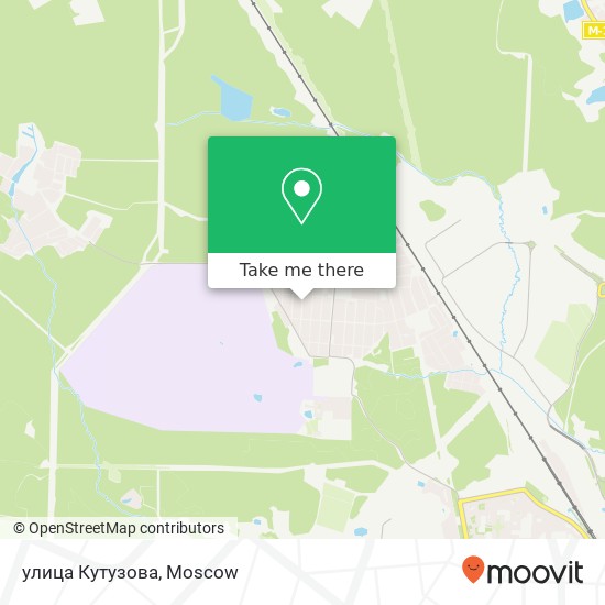 улица Кутузова map