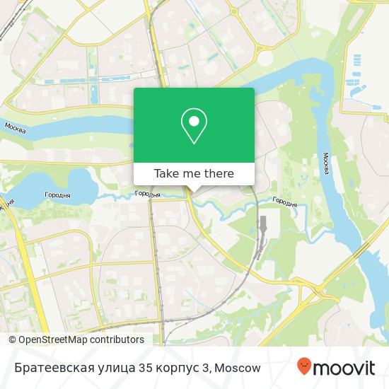 Братеевская улица 35 корпус 3 map