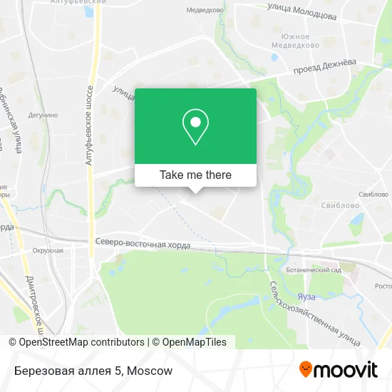 Березовая аллея 5 map