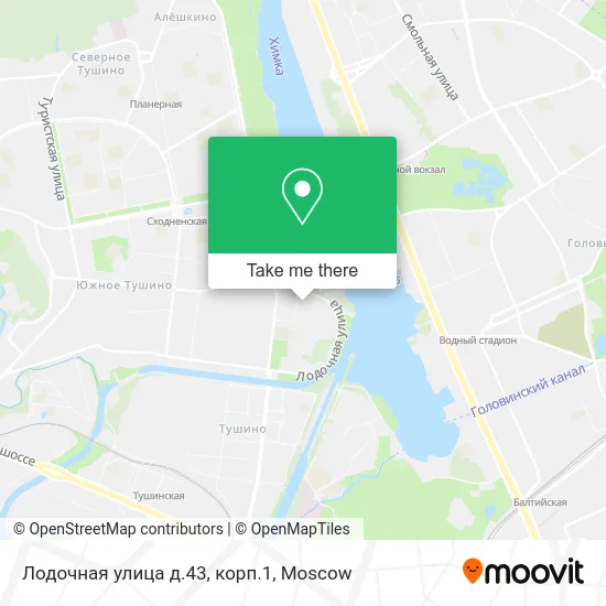 Лодочная улица д.43, корп.1 map