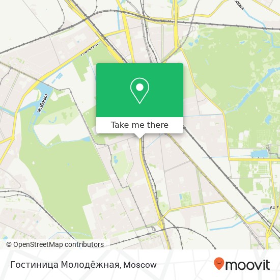 Гостиница Молодёжная map