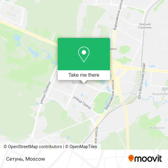 Сетунь map