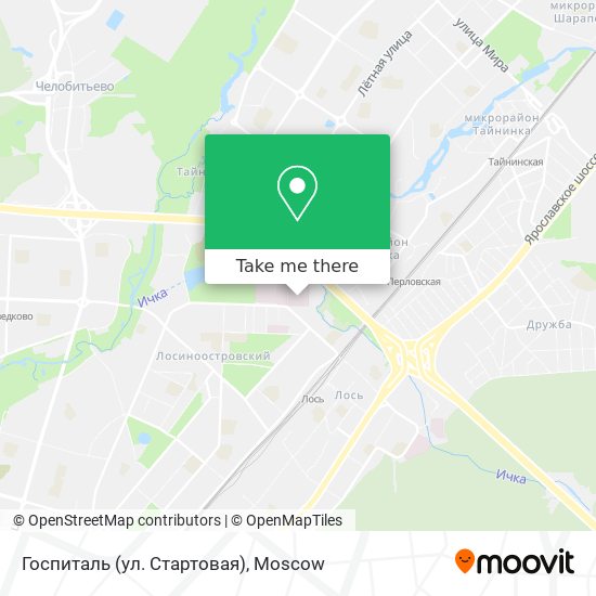 Госпиталь (ул. Стартовая) map