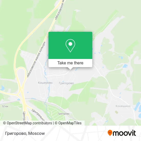 Григорово map