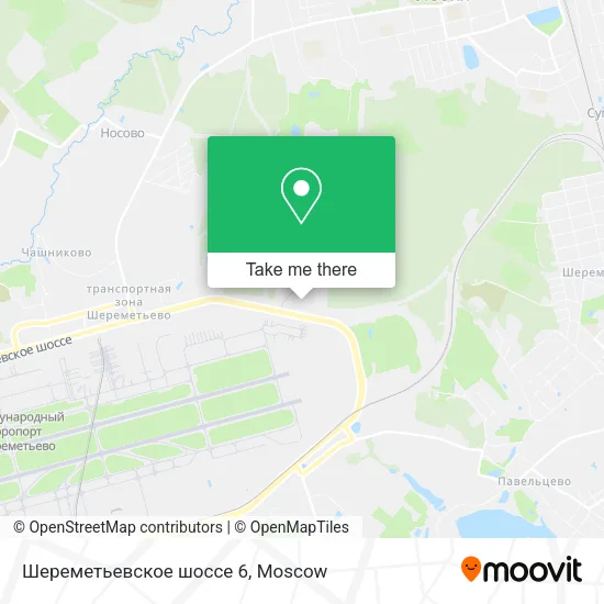 Шереметьевское шоссе 6 map