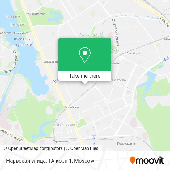 Нарвская улица, 1А корп 1 map