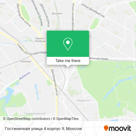 Гостиничная улица 4 корпус 9 map