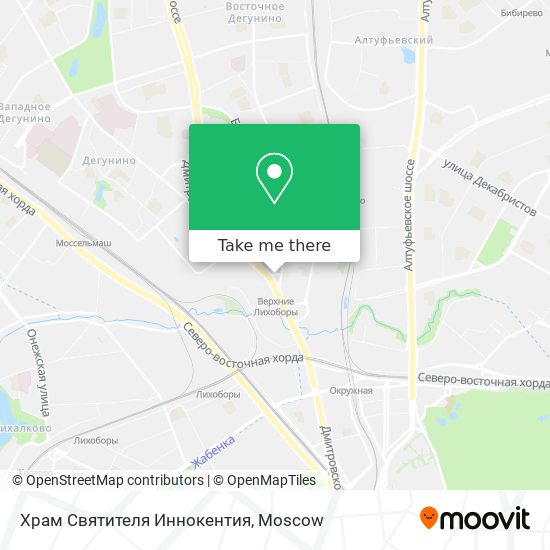 Храм Святителя Иннокентия map