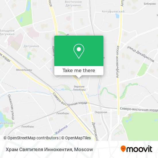 Храм Святителя Иннокентия map