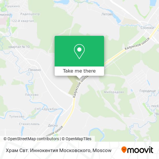 Храм Свт. Иннокентия Московского map