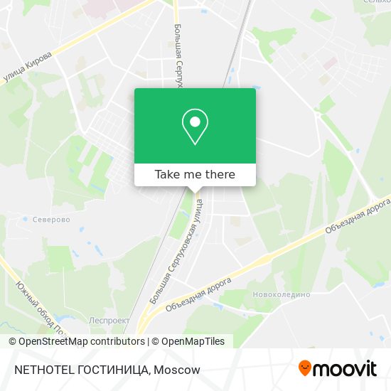 NETHOTEL ГОСТИНИЦА map