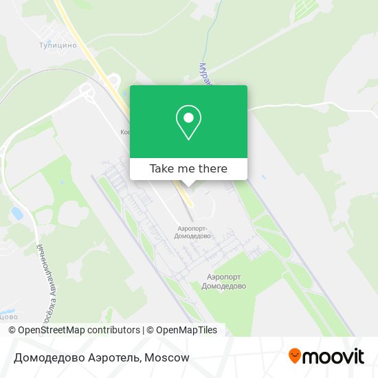 Домодедово Аэротель map